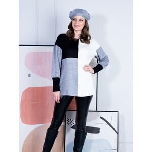 Women's Sweater Tunic Size M Long Sleeve Knit Cozy NWT Artex Fashions